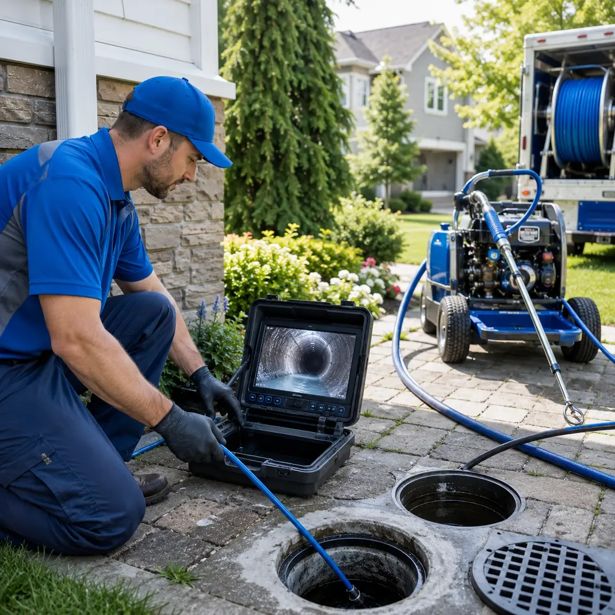 Outdoor drain cleaning professionals serving Plains, GA
